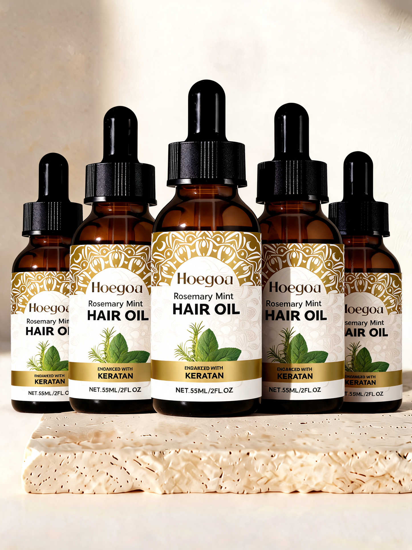 Hoegoa™ | Rosemary Mint Scalp & Hair Growth Oil