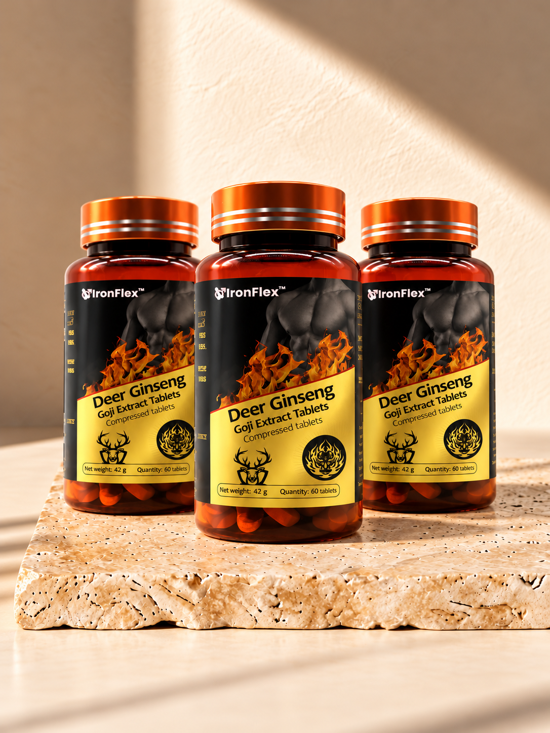 IronFlex™ | Men's Vitality & Performance Support Capsules
