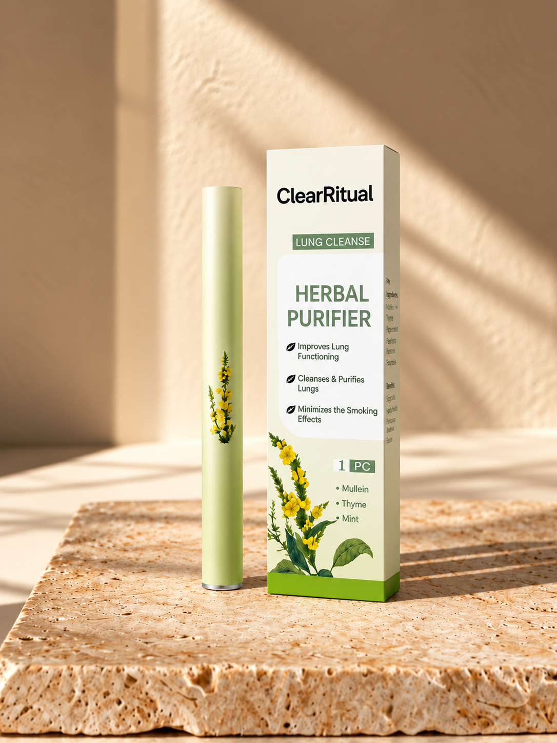 ClearRitual™ | Nicotine-Free Herbal Smoking Ritual Support