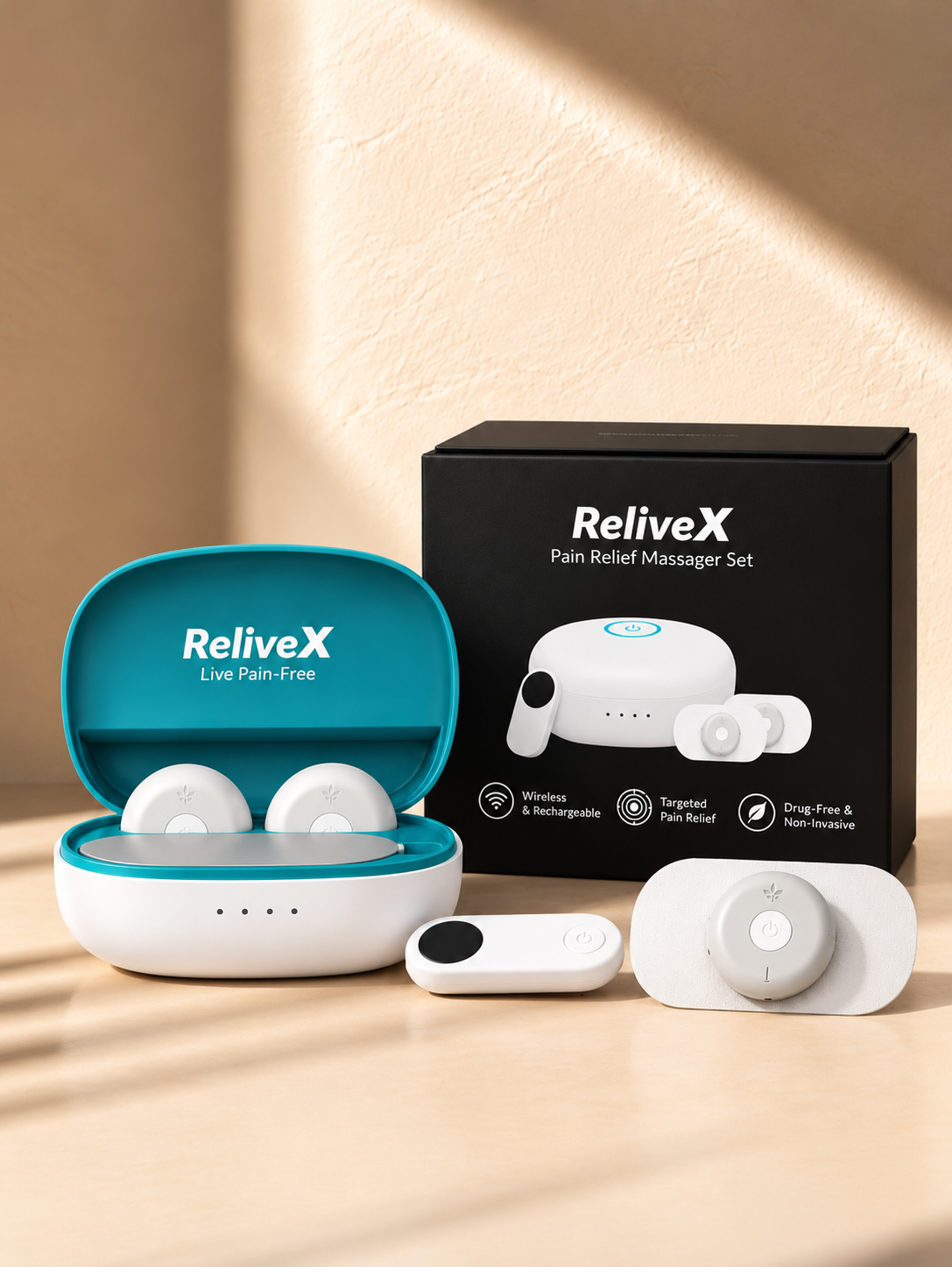 ReliveX™ | Wireless NMES Muscle Stimulation System