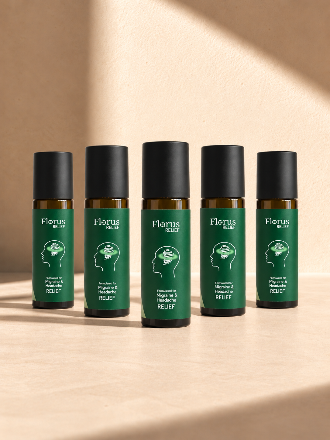 Florus Relief™ | Cooling Head & Temple Comfort Roll-On