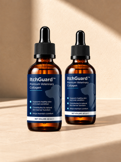 ItchGuard™ | Liquid Collagen Skin & Coat Support for Dogs