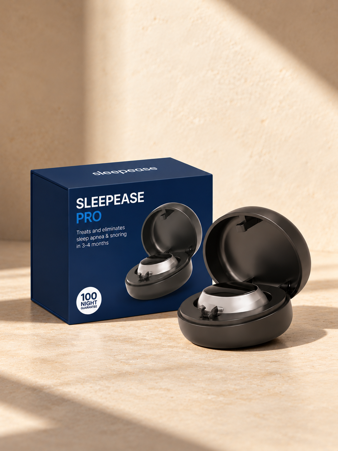 SleepEase™ | Night-Time Throat Muscle Support Device
