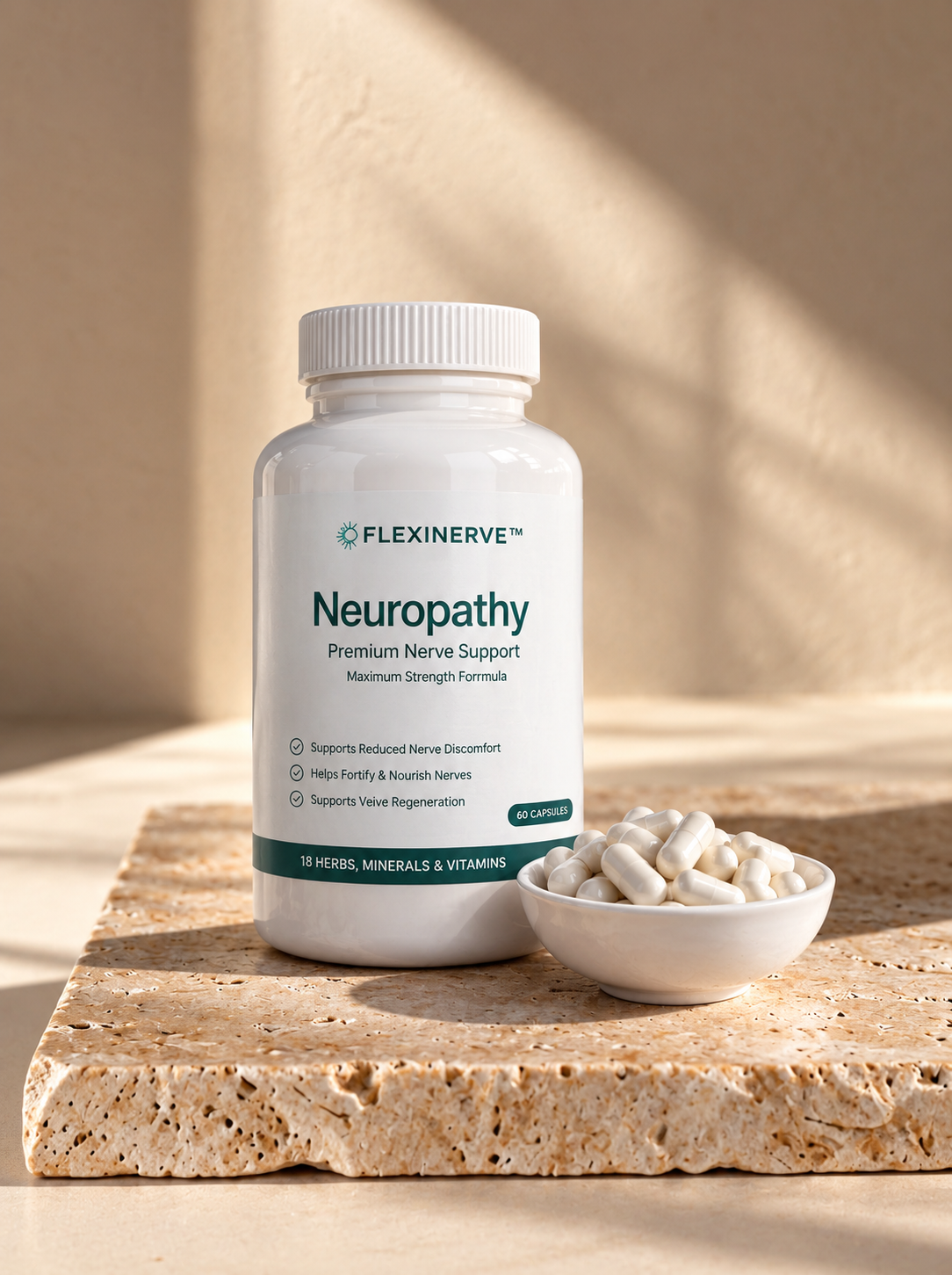 FlexiNerve™ | Nerve Health & Neuropathy Support Capsules