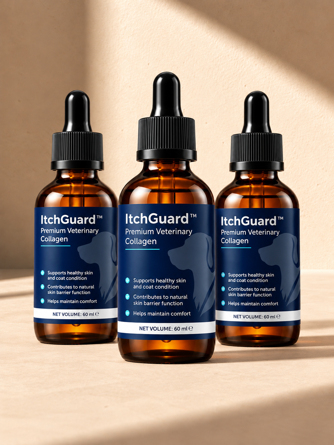 ItchGuard™ | Liquid Collagen Skin & Coat Support for Dogs