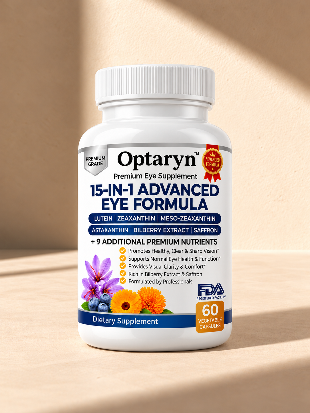 Optaryn™ | Advanced Eye & Vision Support Capsules