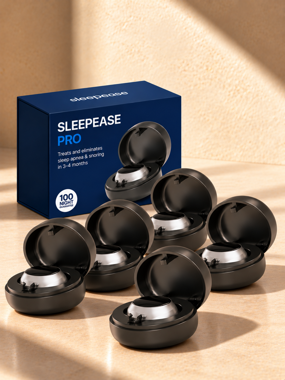 SleepEase™ | Night-Time Throat Muscle Support Device