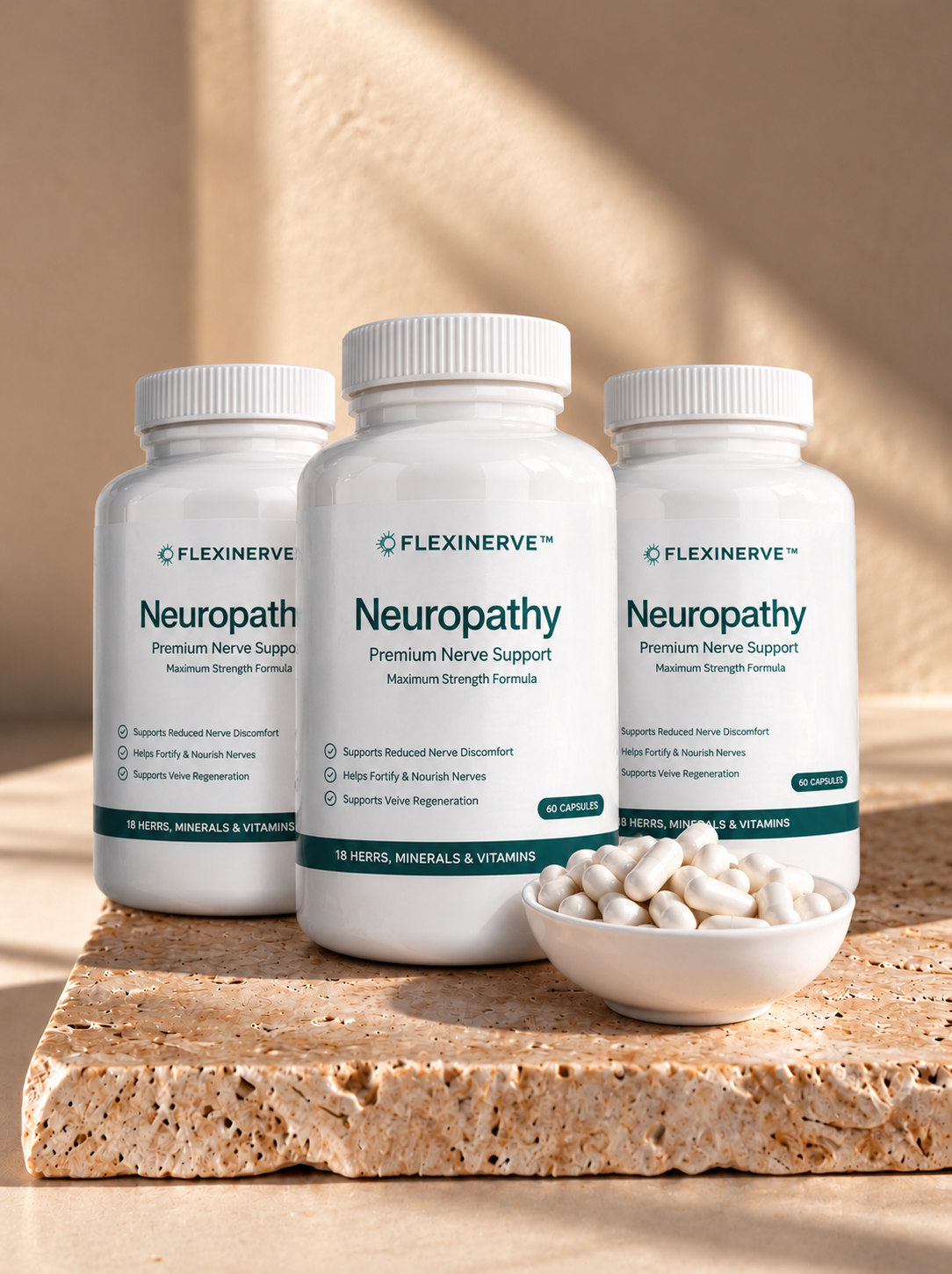 FlexiNerve™ | Nerve Health & Neuropathy Support Capsules