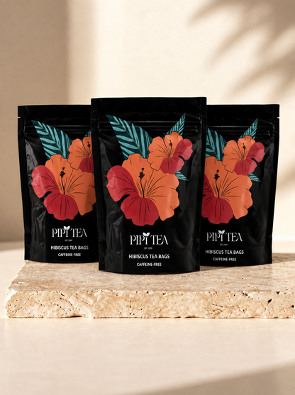 PipiTea™ | Caffeine-Free Hibiscus Herbal Tea