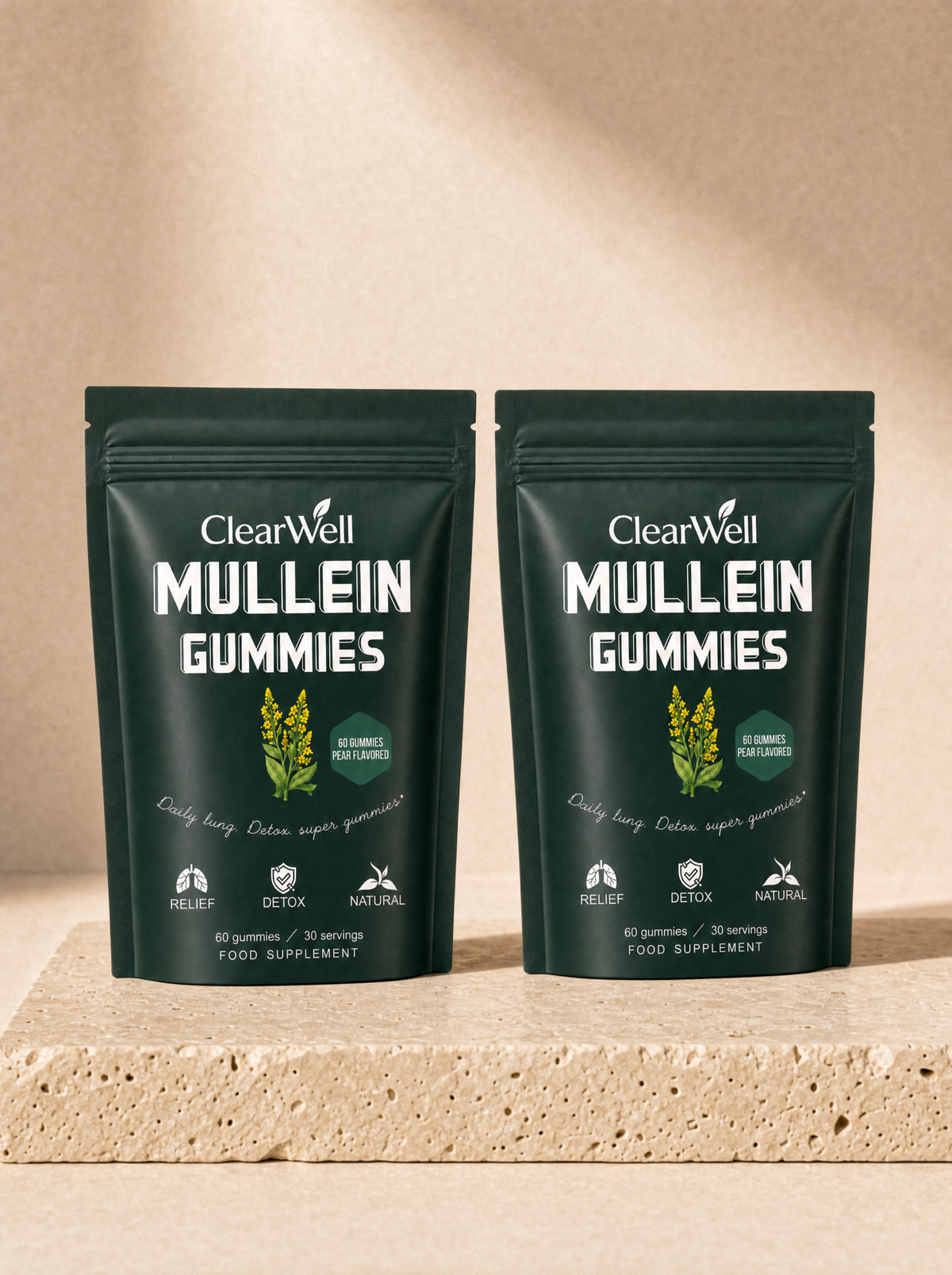 ClearWell™ |  Mullein Respiratory Support Gummies