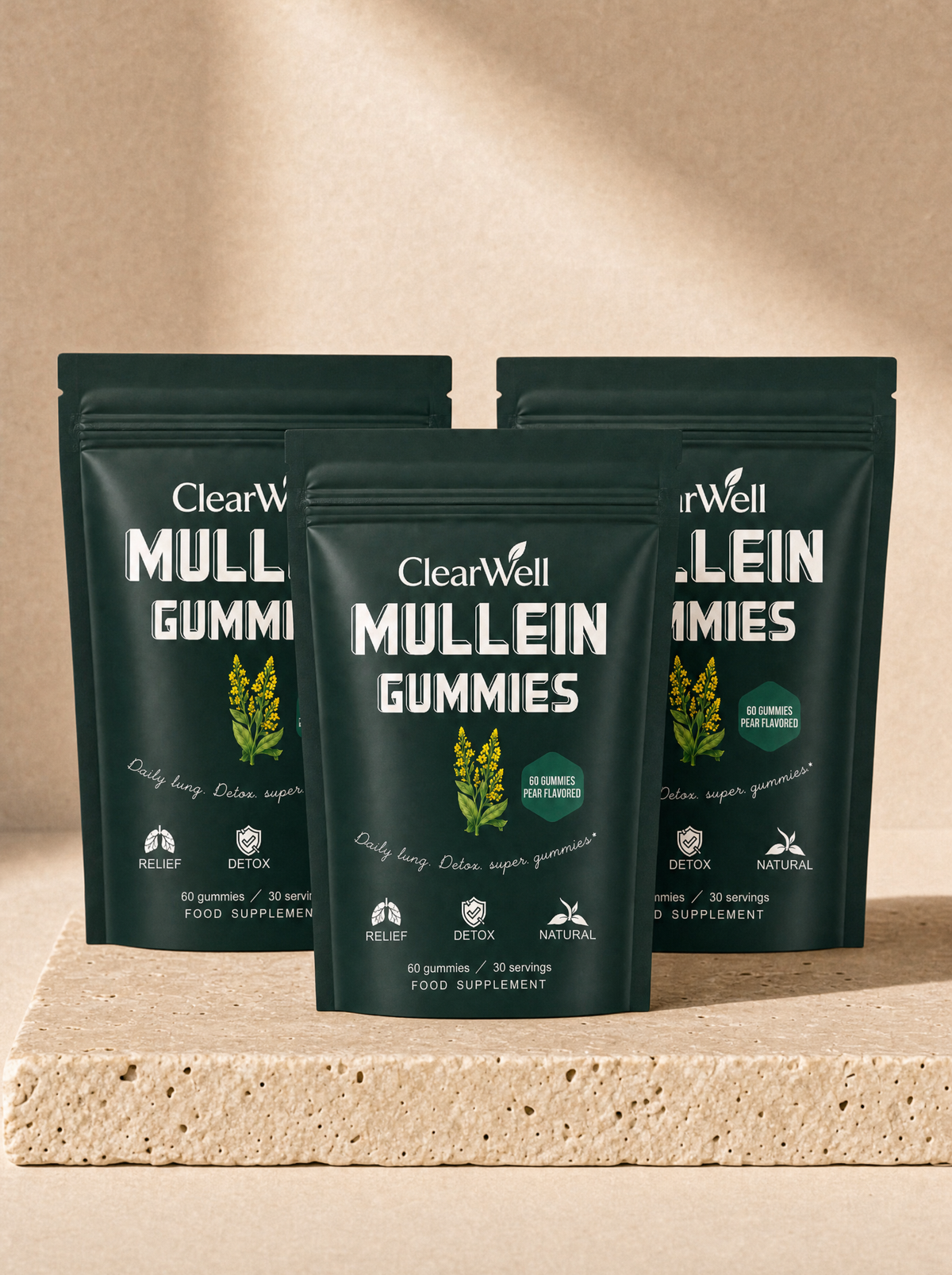 ClearWell™ |  Mullein Respiratory Support Gummies