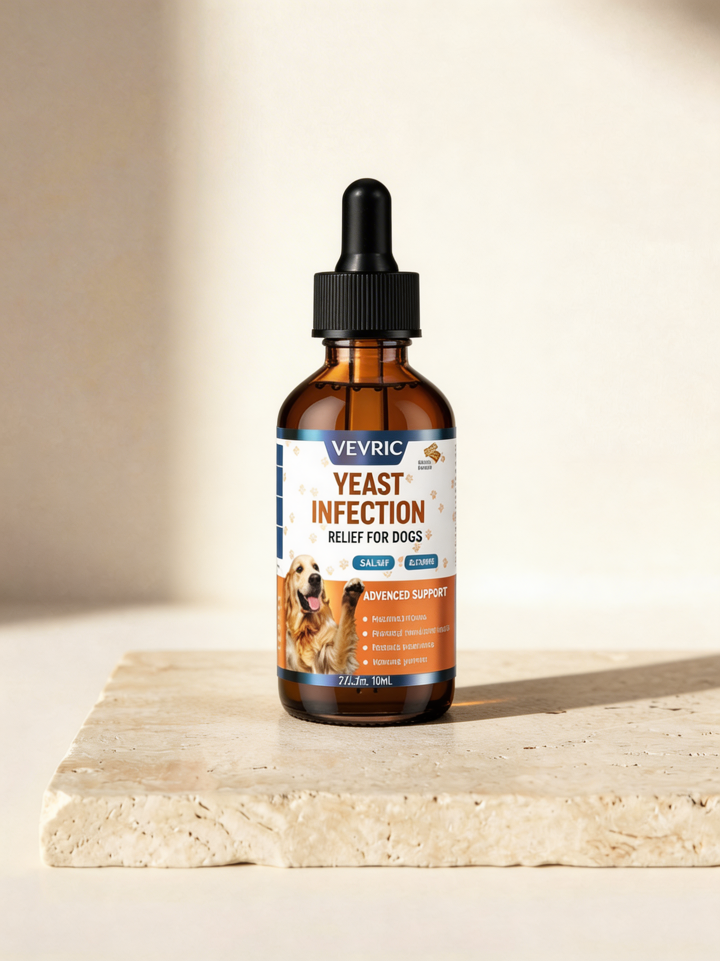 Veyric™ | Natural Yeast Relief | Itching & Paw Licking Support for Dogs