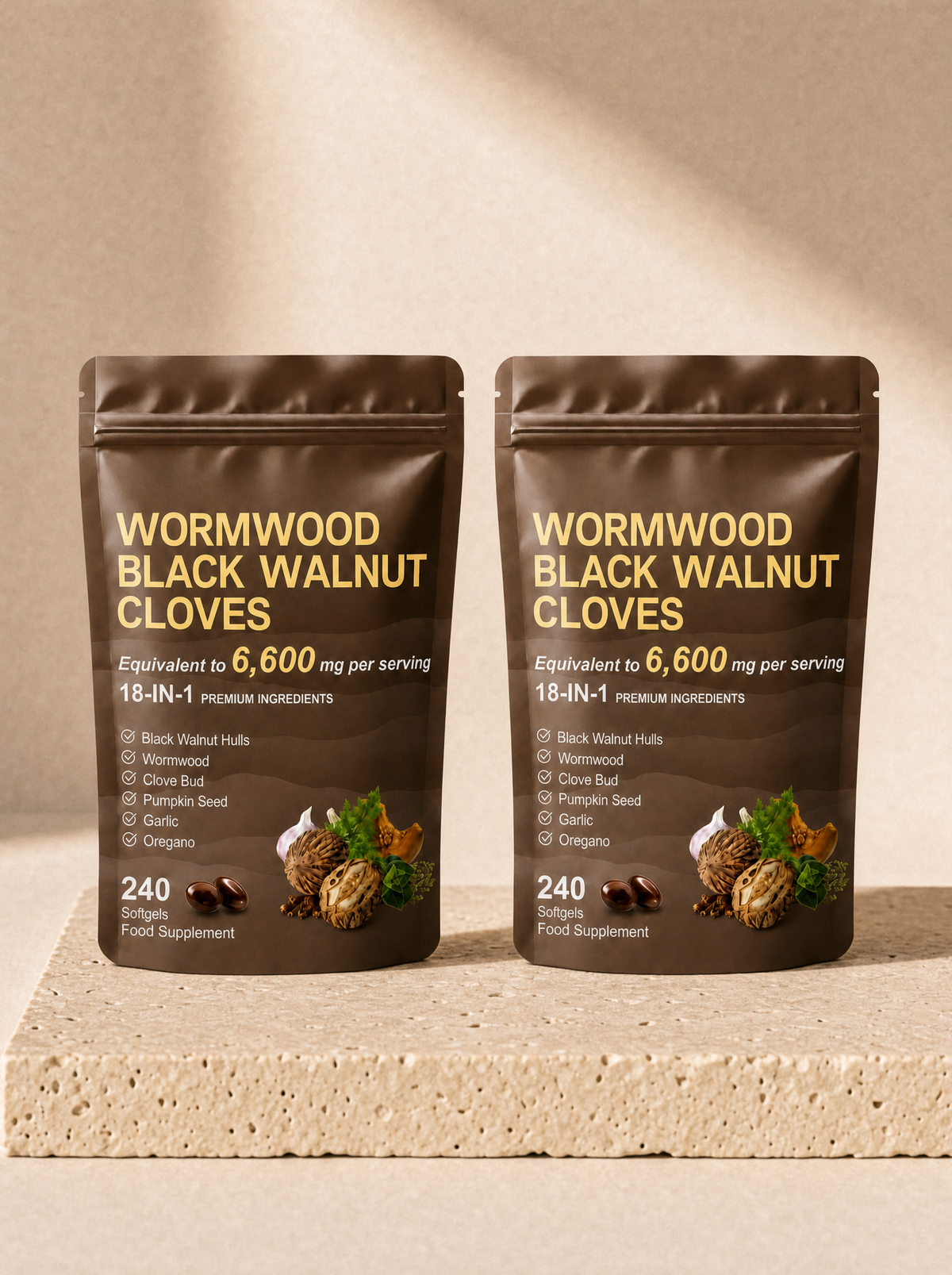 WormWood™ | Triple Botanical Digestive Support Softgels