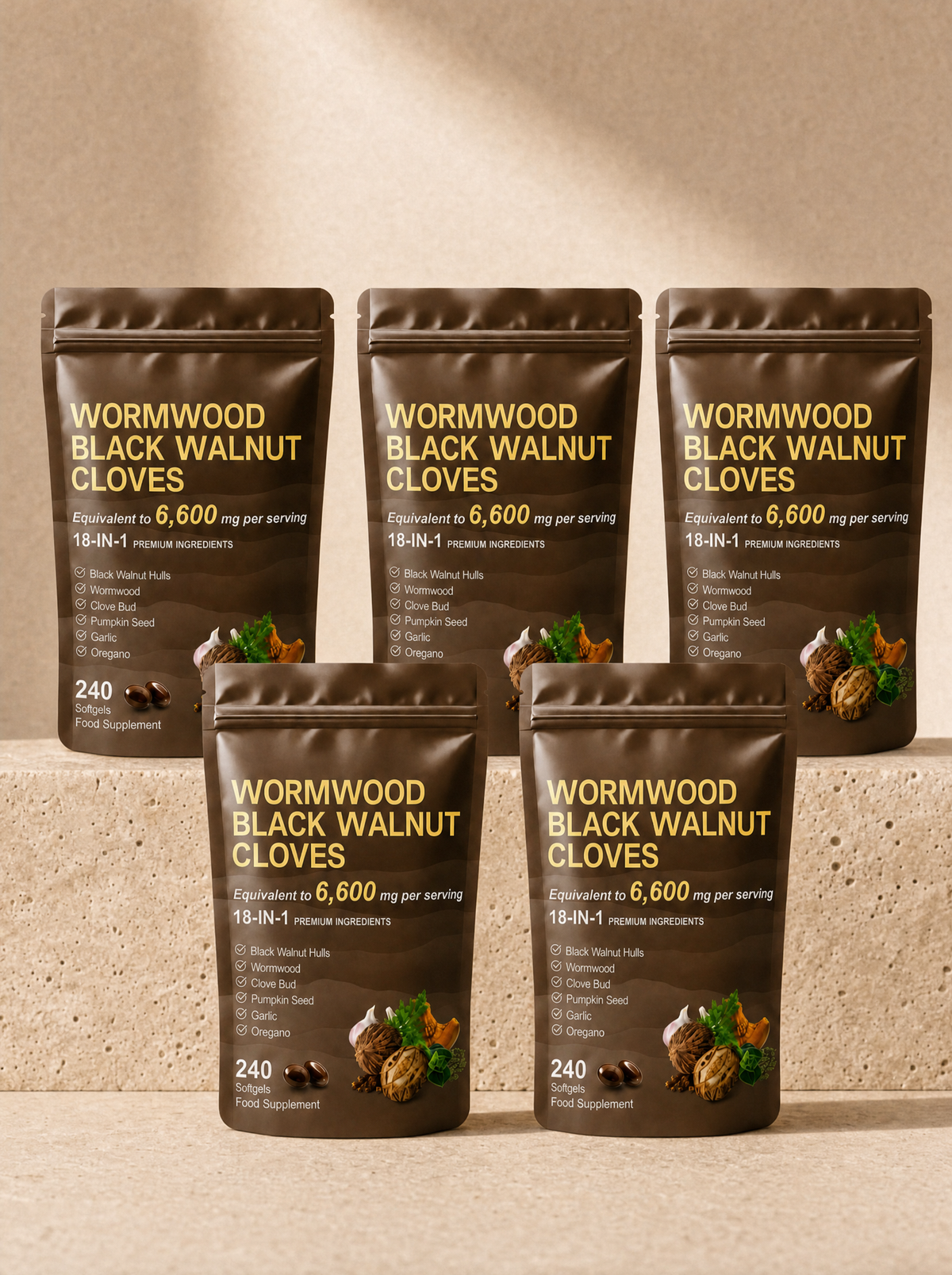 WormWood™ | Triple Botanical Digestive Support Softgels