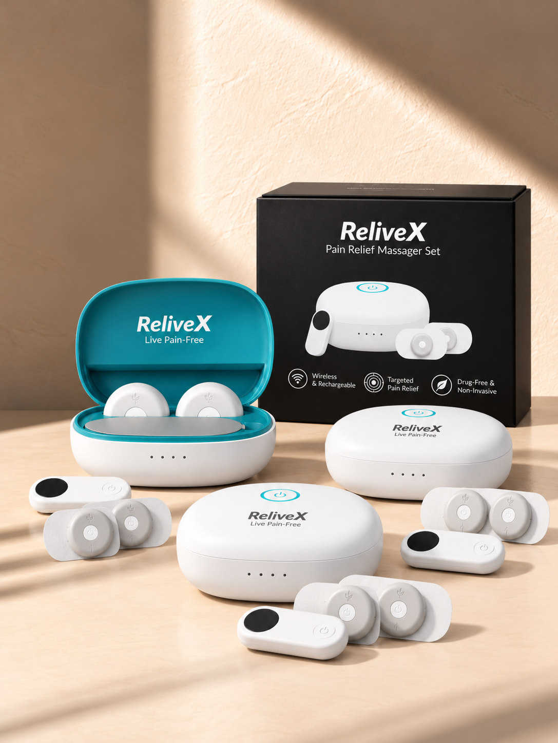 ReliveX™ | Wireless NMES Muscle Stimulation System