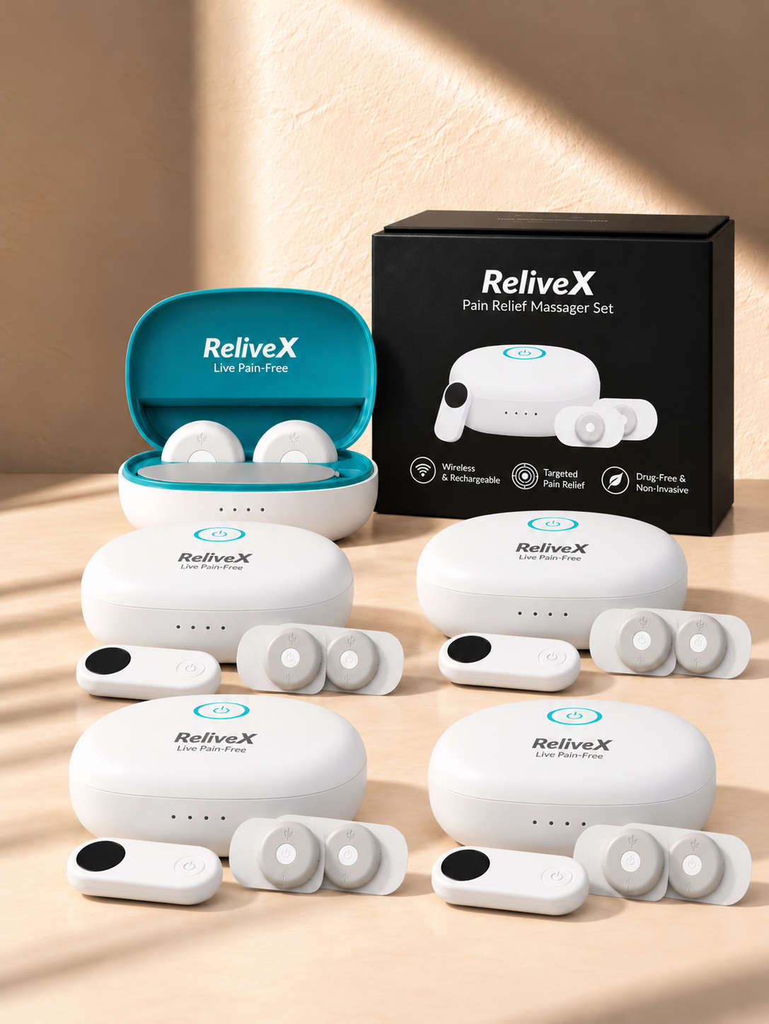 ReliveX™ | Wireless NMES Muscle Stimulation System