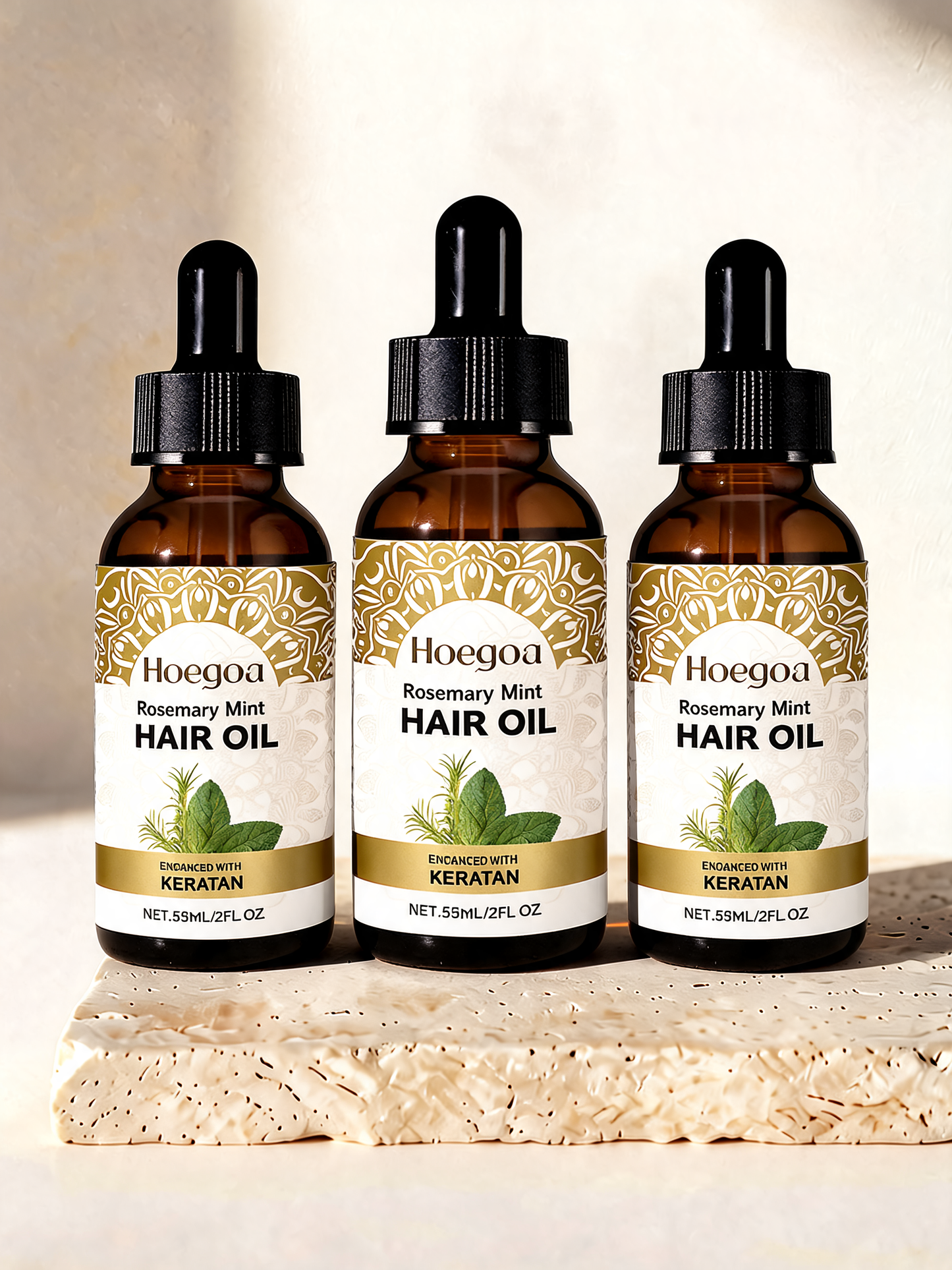 Hoegoa™ | Rosemary Mint Scalp & Hair Growth Oil