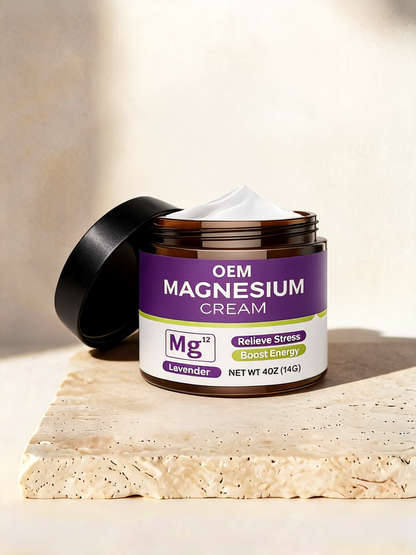 Lavender Magnesium Cream™ | Night Soothing Moisturising Jar
