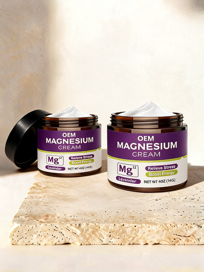 Lavender Magnesium Cream™ | Night Soothing Moisturising Jar