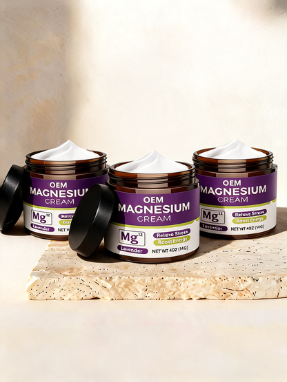 Lavender Magnesium Cream™ | Night Soothing Moisturising Jar