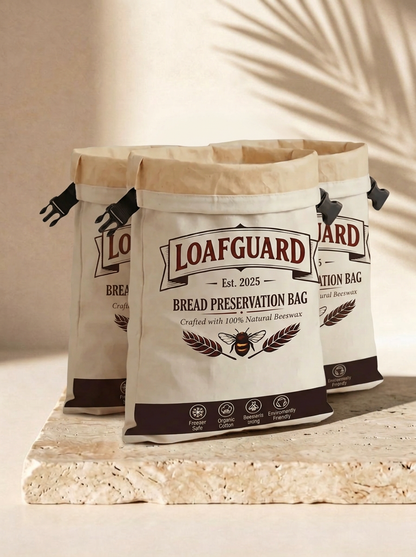 LoafGuard™ | Reusable Beeswax Bread Storage Bag