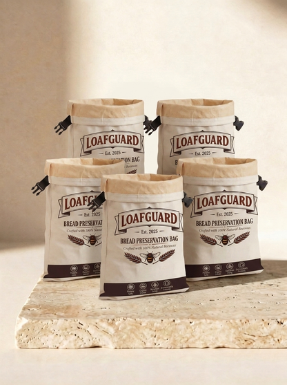 LoafGuard™ | Reusable Beeswax Bread Storage Bag