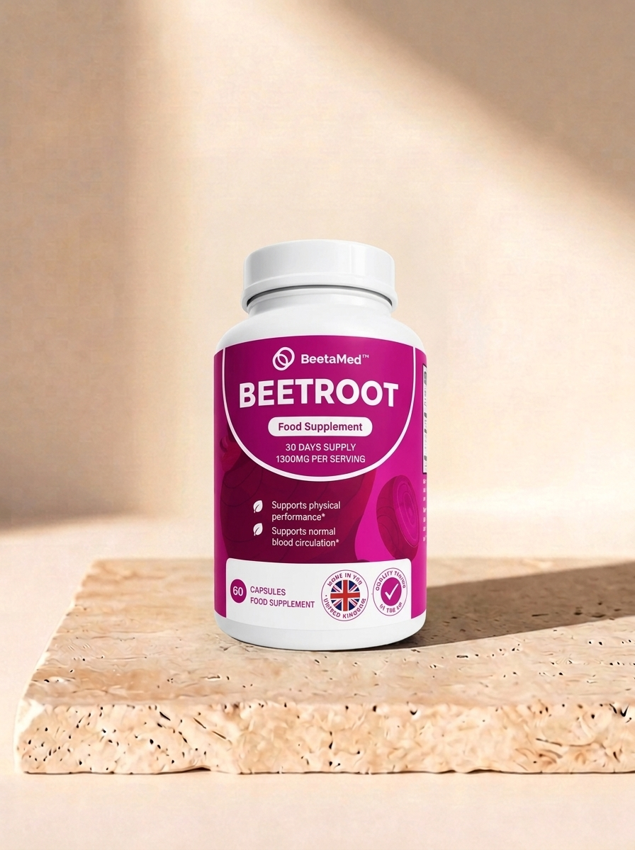 BeetaMed™ | Organic Beetroot Circulation & Vitality Capsules