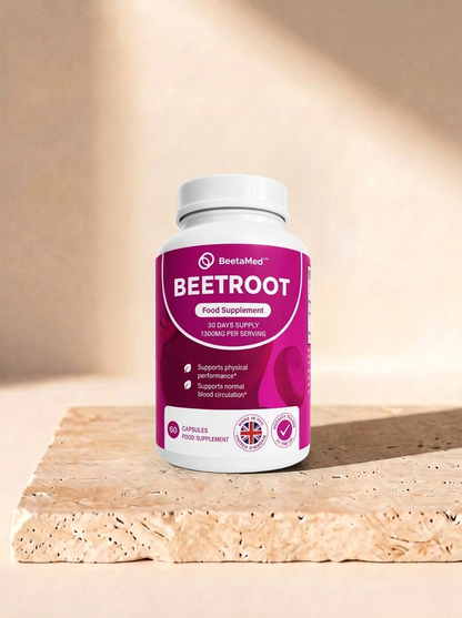 BeetaMed™ | Organic Beetroot Circulation & Vitality Capsules