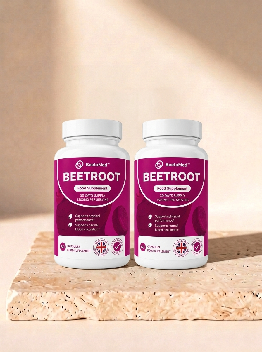 BeetaMed™ | Organic Beetroot Circulation & Vitality Capsules