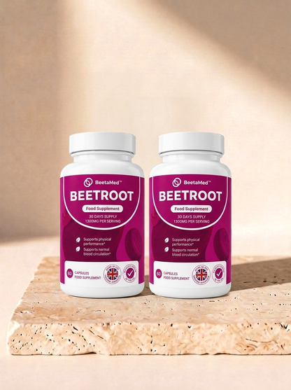 BeetaMed™ | Organic Beetroot Circulation & Vitality Capsules