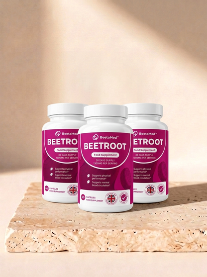 BeetaMed™ | Organic Beetroot Circulation & Vitality Capsules