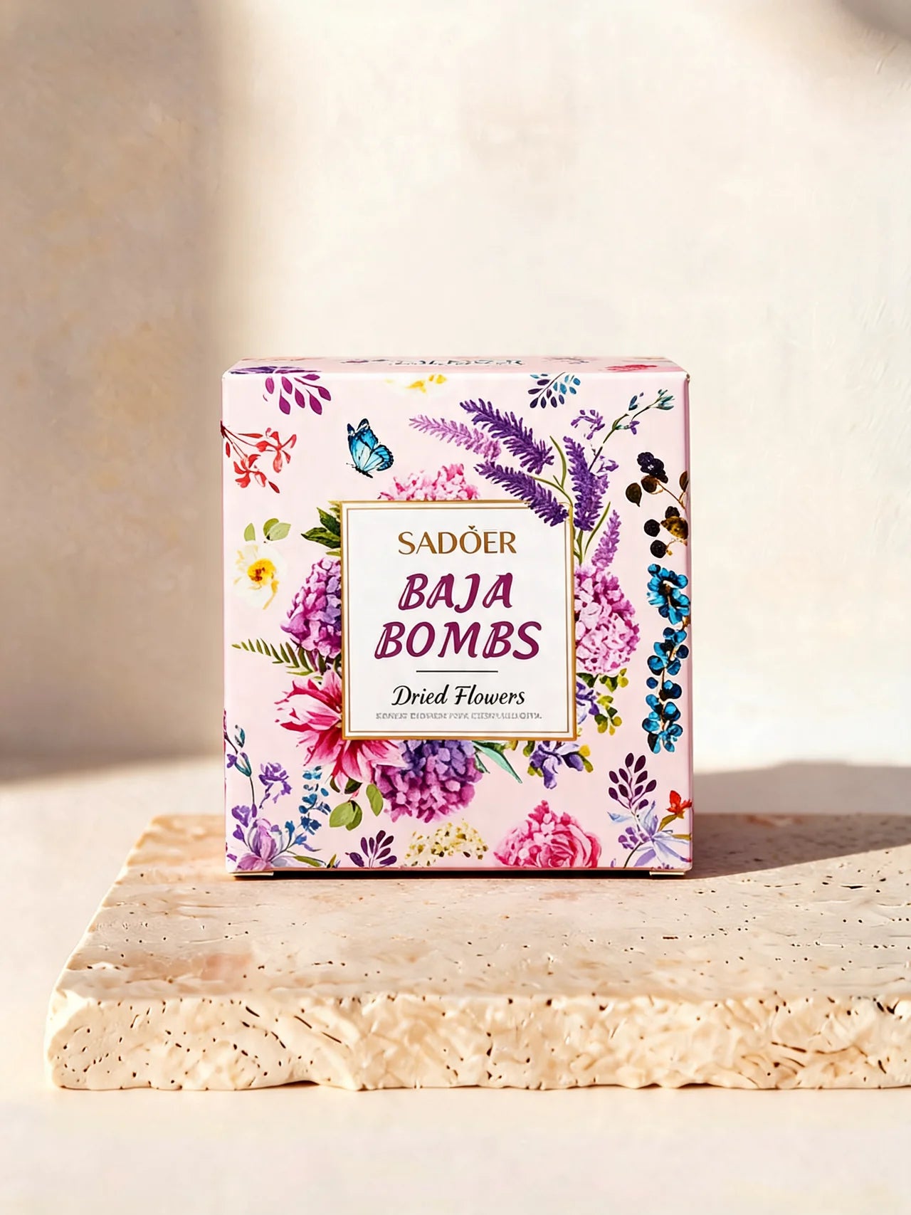 Dried Flower™ | Floral Bath Salt Fizzing Bath Bomb Set